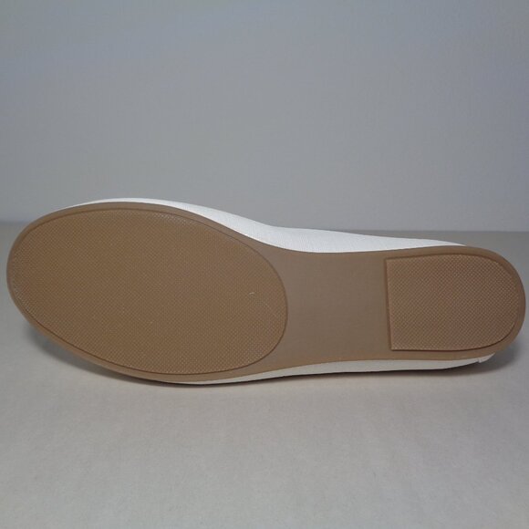 Kensie Size 9 M / YELENA / Cream / Canvas / Penny Loafers / New Women's Shoes - Picture 12 of 16